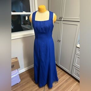 Alfred Angelo Royal Blue Wedding Cocktail Maxi Gown Size 13/14